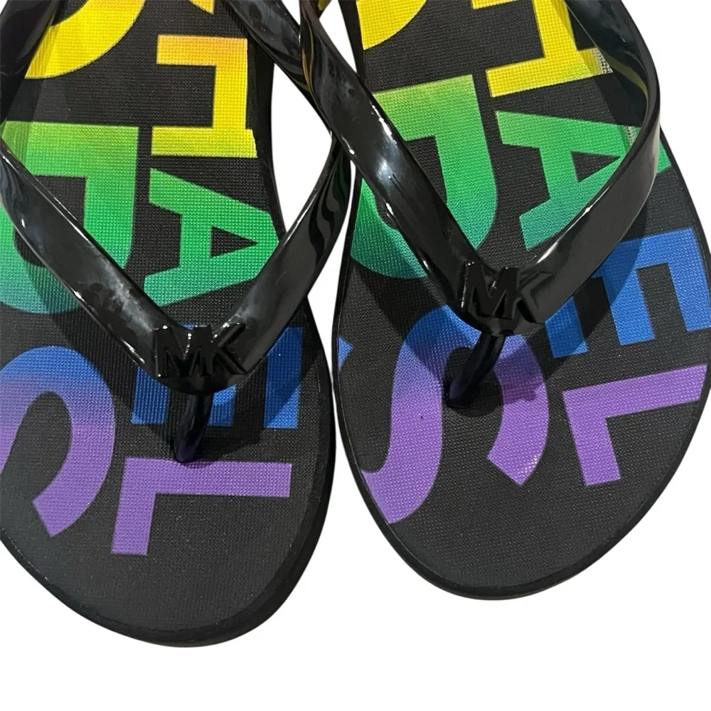 NEW Michael Kors Bedford Flip Flops Sandals